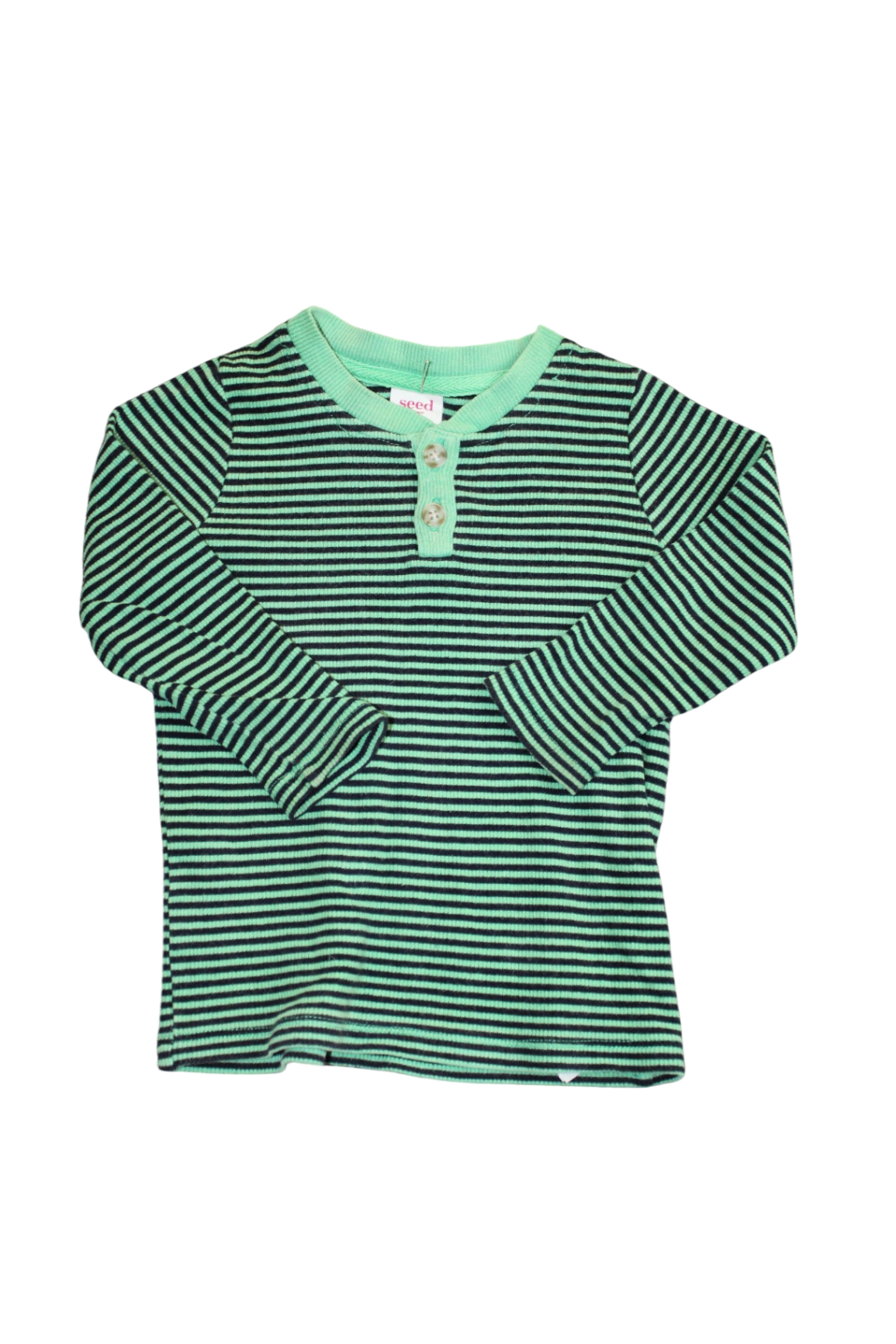 Seed Long-Sleeve T-Shirt, Green and black, 0