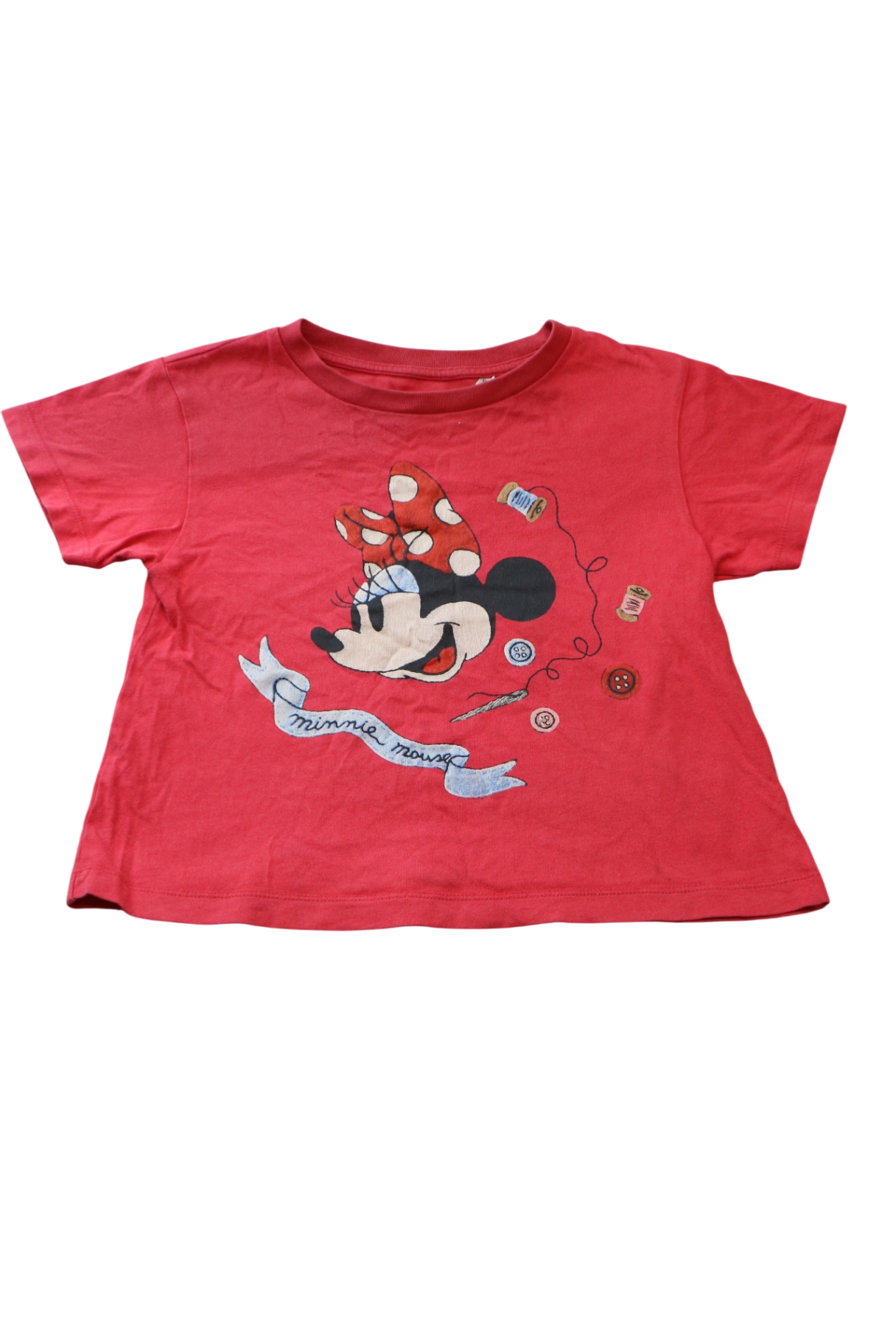Uniqlo T-Shirt, Red, 120