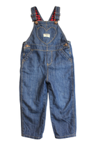 OshKosh B'gosh Overalls, Blue/Red plaid, 3