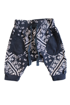 Willow & Jag Pants, Navy blue/light pink paisley, 0000