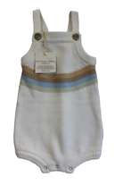 Aster & Oak Romper, White/stripes, 00