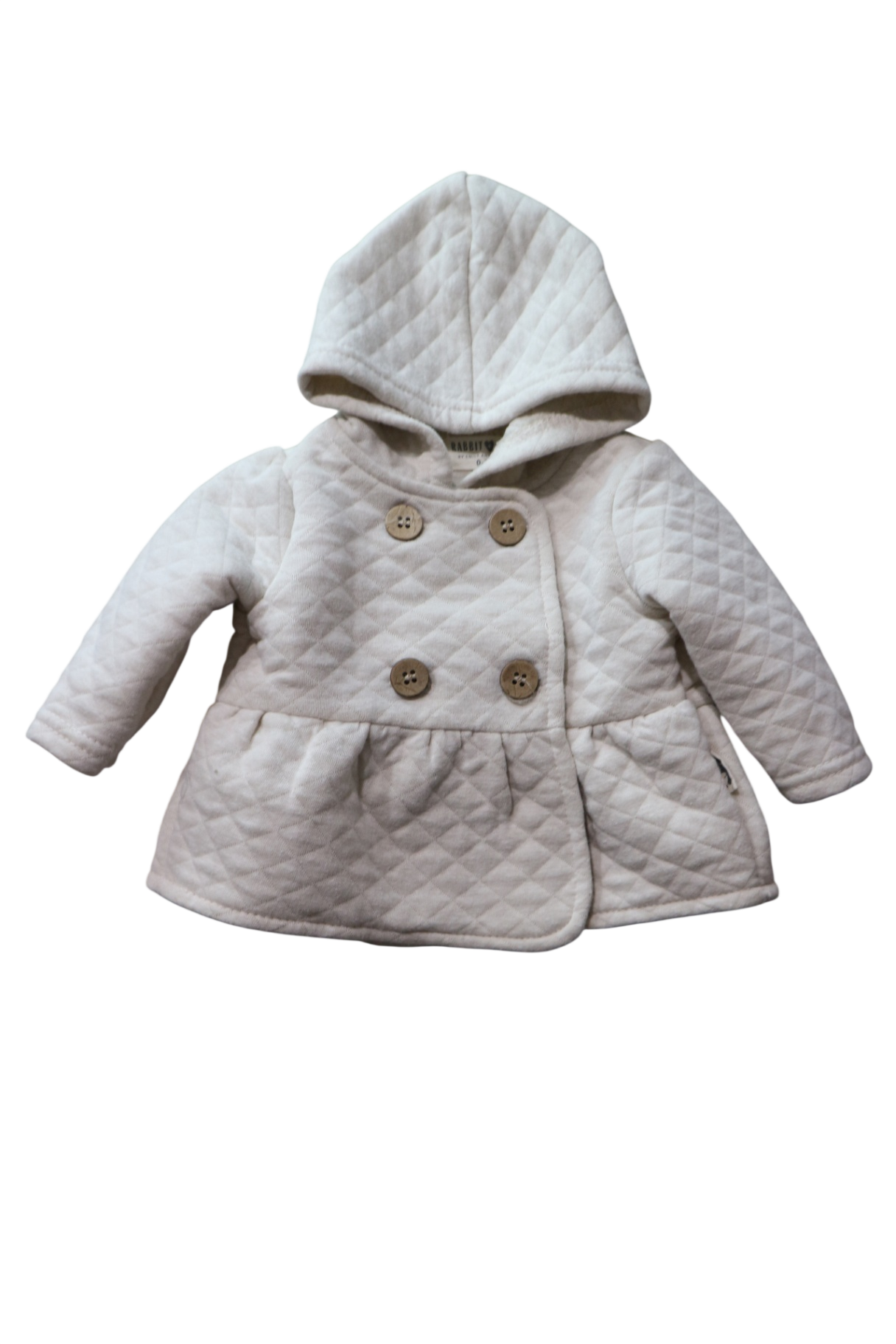 Rabbit Bear Jacket, Cream, 000