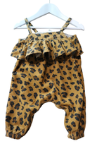 Country Road Playsuit, Tan/ leopard print, 000