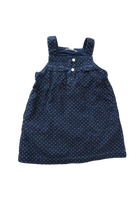 Country Road Dress, Navy Blue Polka Dots, 12-18M