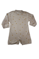 Susukoshi Jumpsuit, Beige Mustard Dots, 2