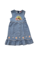 Powerpuff Girls Dress, Blue Denim, 4-5Y