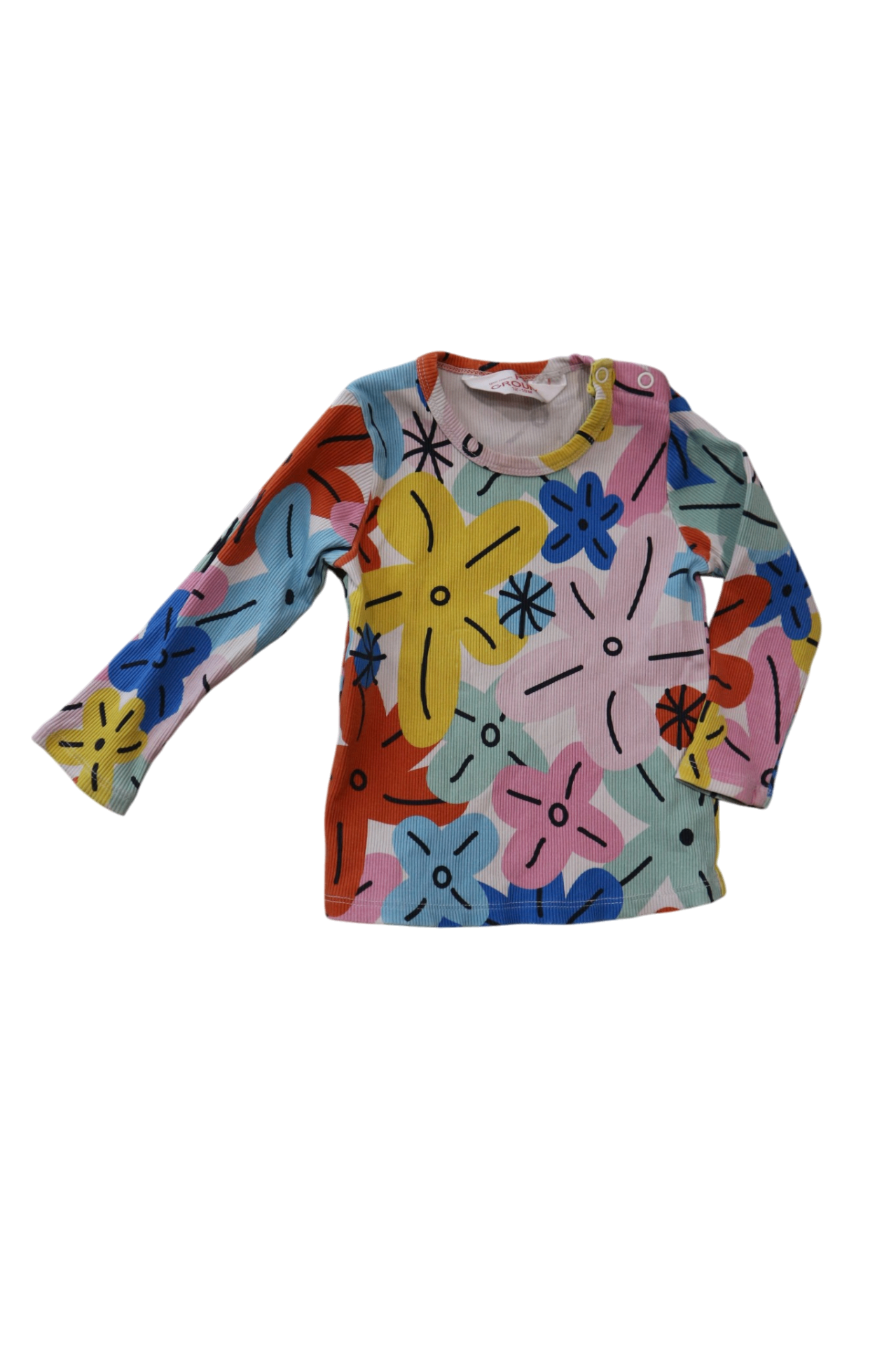 Gorman Playground Long-Sleeve T-Shirt, Multi Floral, 12-18M