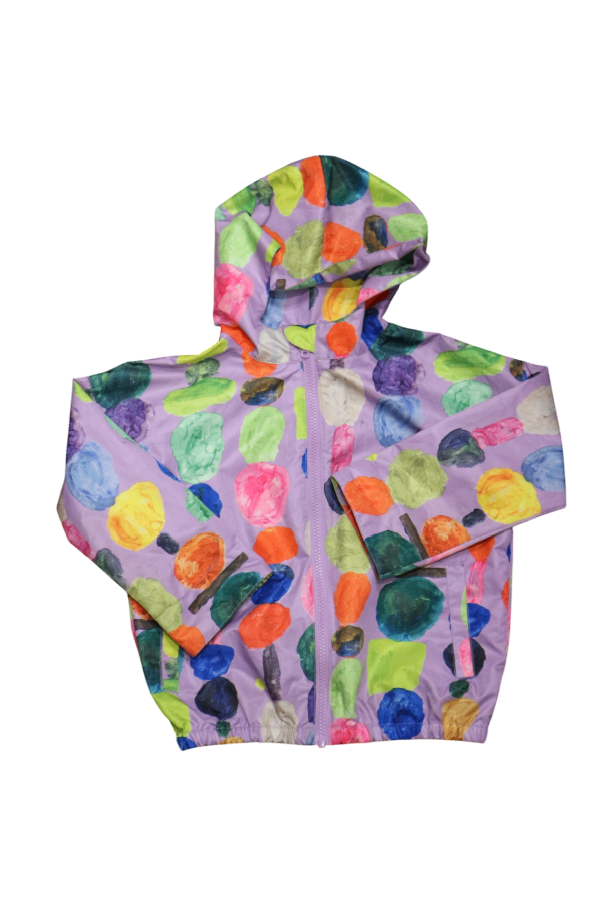 Gorman Playground Rain Jacket, Purple Multi, M