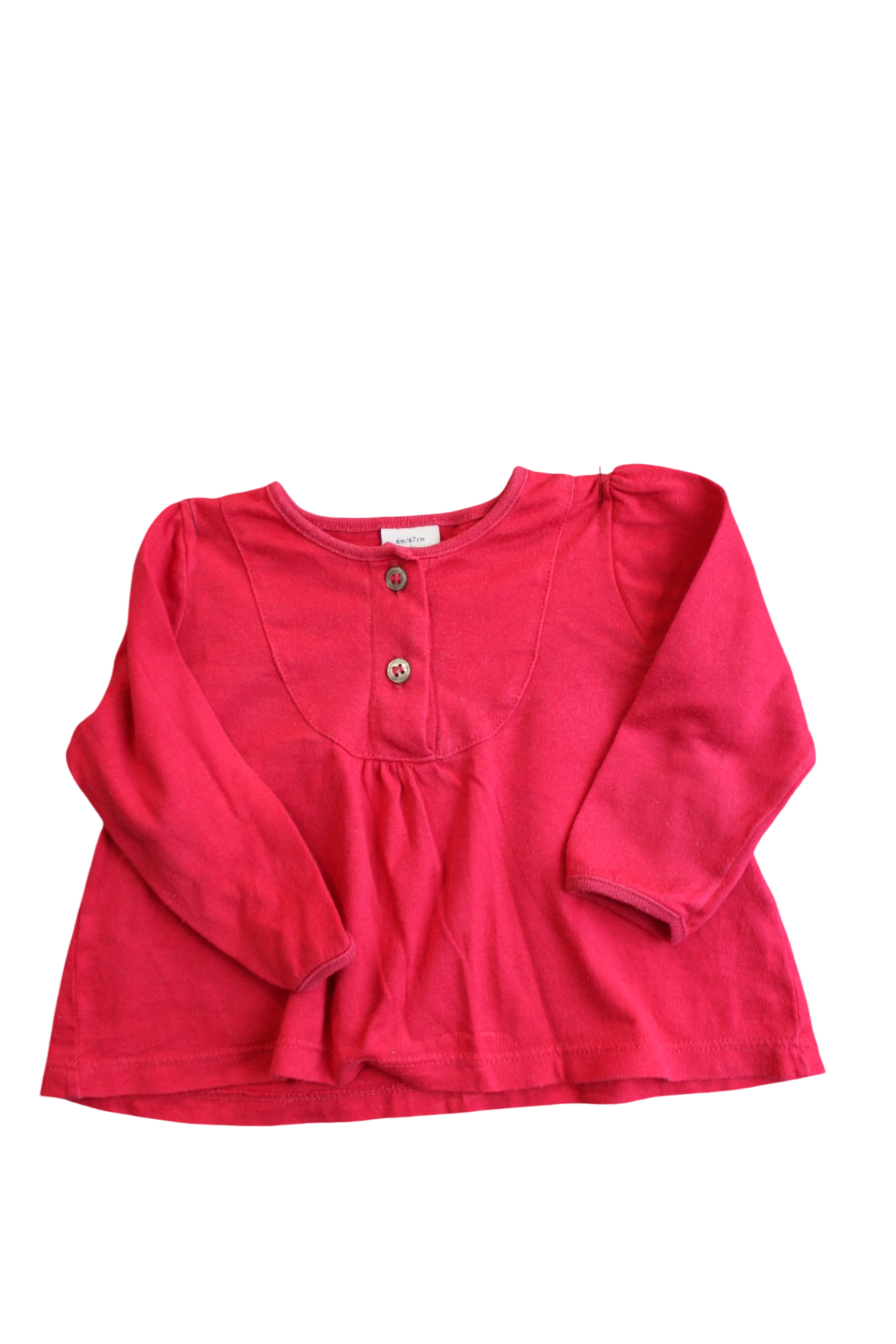Peitt Bateau Long-Sleeve T-Shirt, Pink, 00