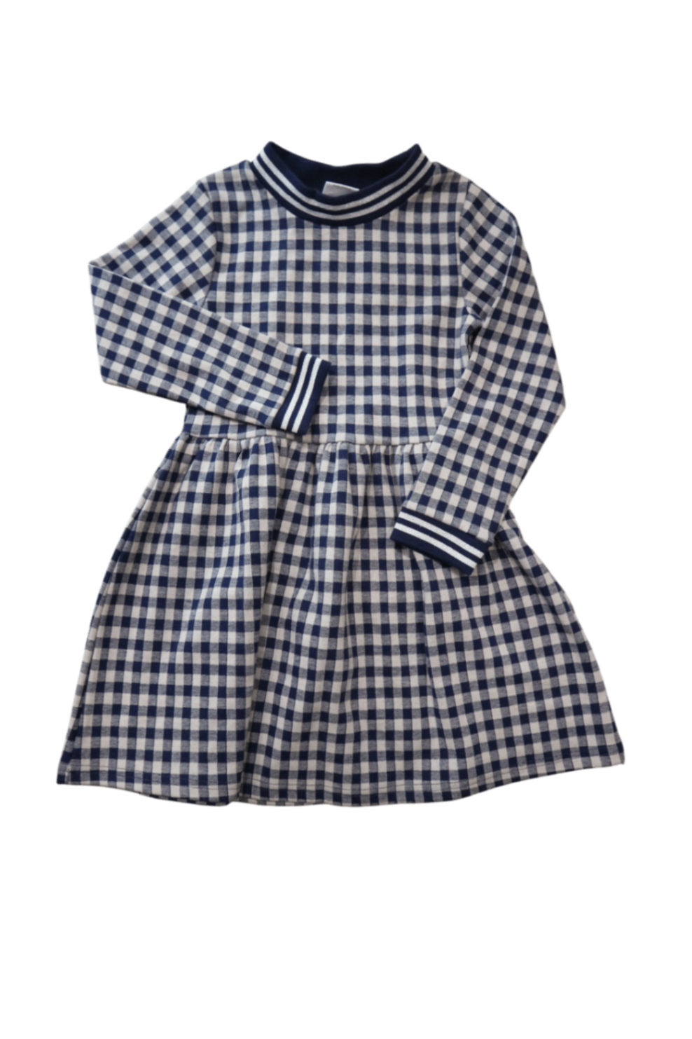 Milky Dress, Blue Gingham, 4