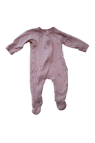 Purebaby Jumpsuit, Pink with Flowers, 0000