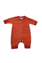 Uniqlo Jumpsuit, Orange Red Dots, 0000
