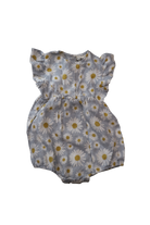 Goldie & Ace Bodysuit, Blue White Daisies, 6-12M