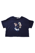 MNG T-Shirt, Navy w Sequins, 7