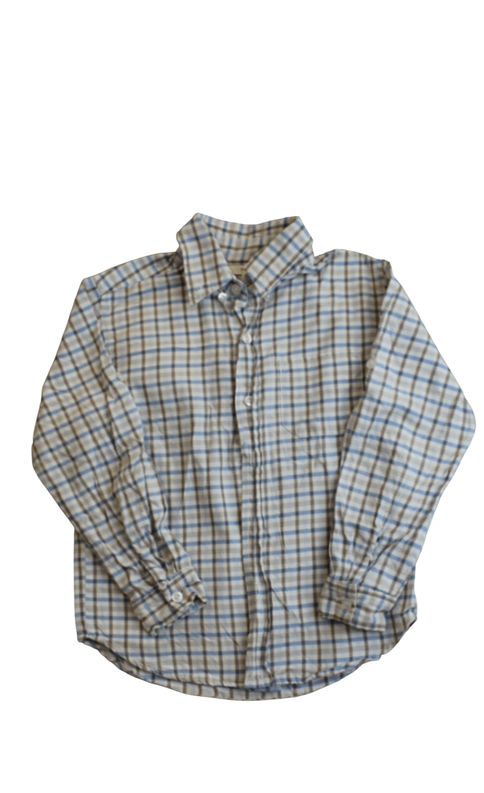 Seed Shirt, Blue, beige and grey, 5-6