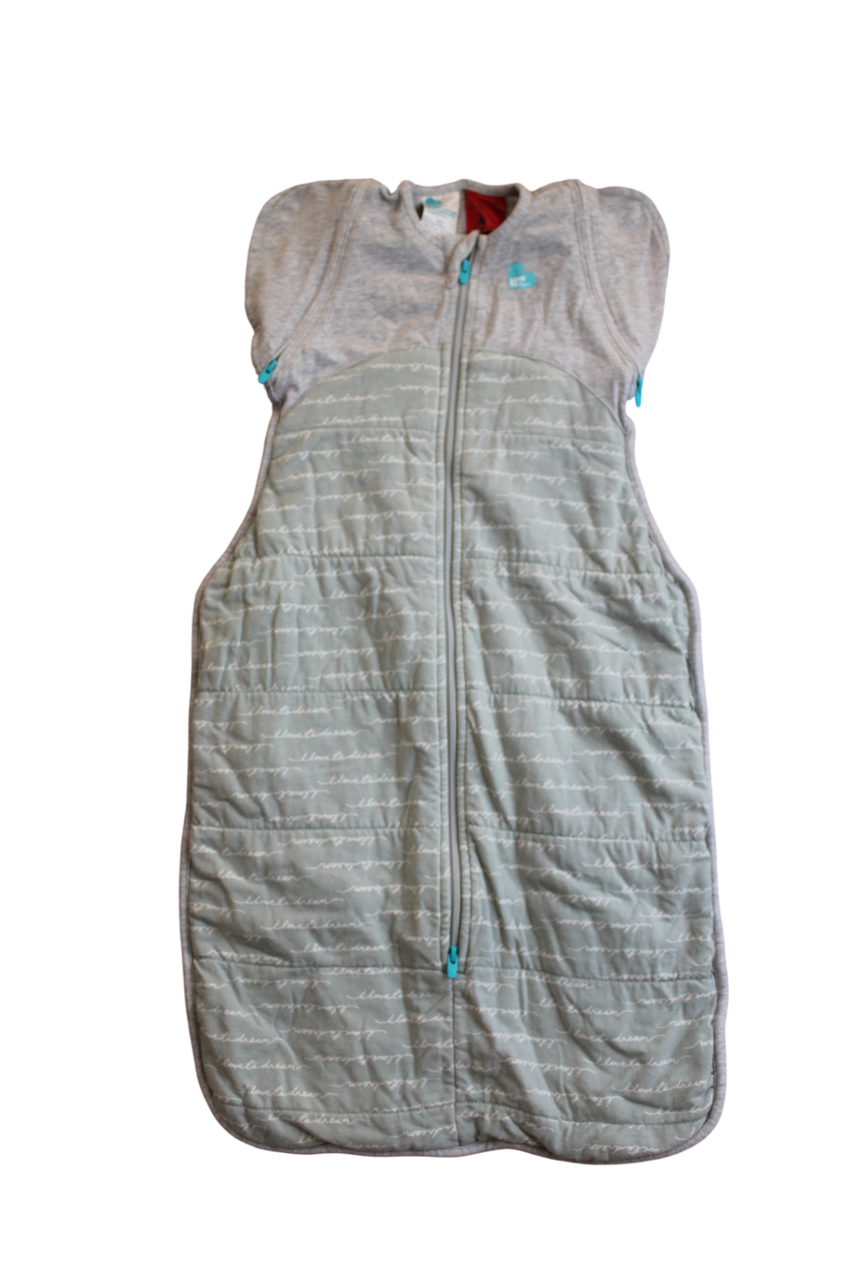 Love to Dream Sleeping Bag, Grey, teal, 0