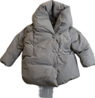 Vivienne Lee korea Puffer Jacket, Brown, 1