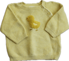 PureBaby Jumper, Light Yellow, 000