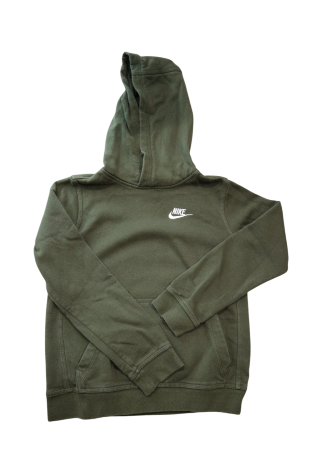 Nike Hoodie, Olive Green, M