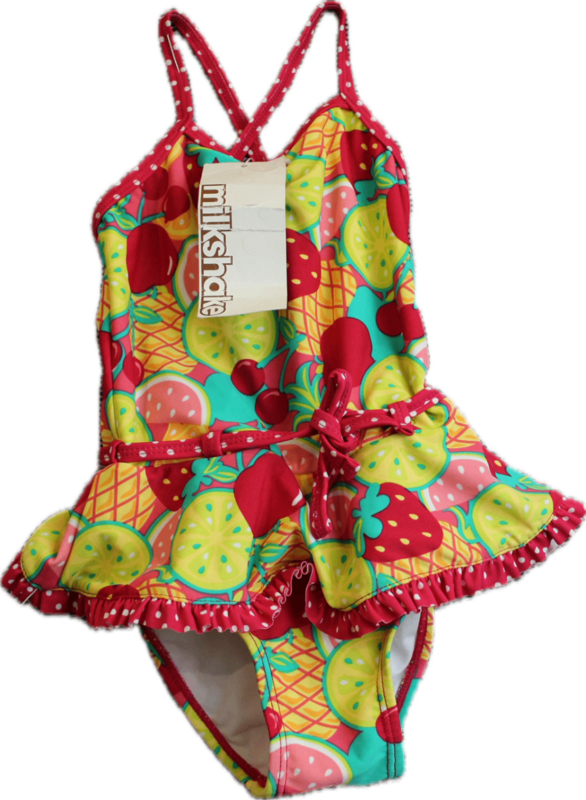 Milkshake Swimsuit, Red yellow green, 3