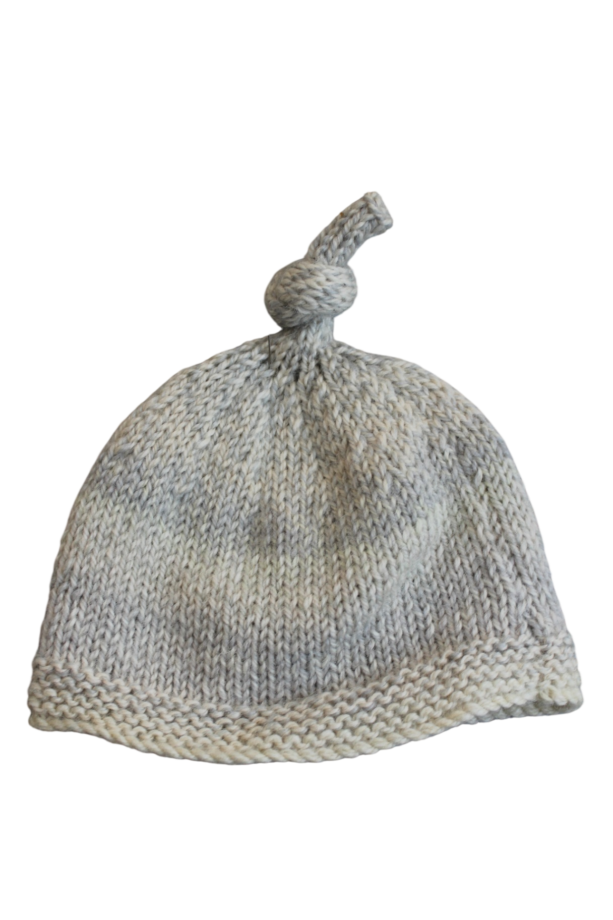 Handknit Hat, Grey, One Size (0)