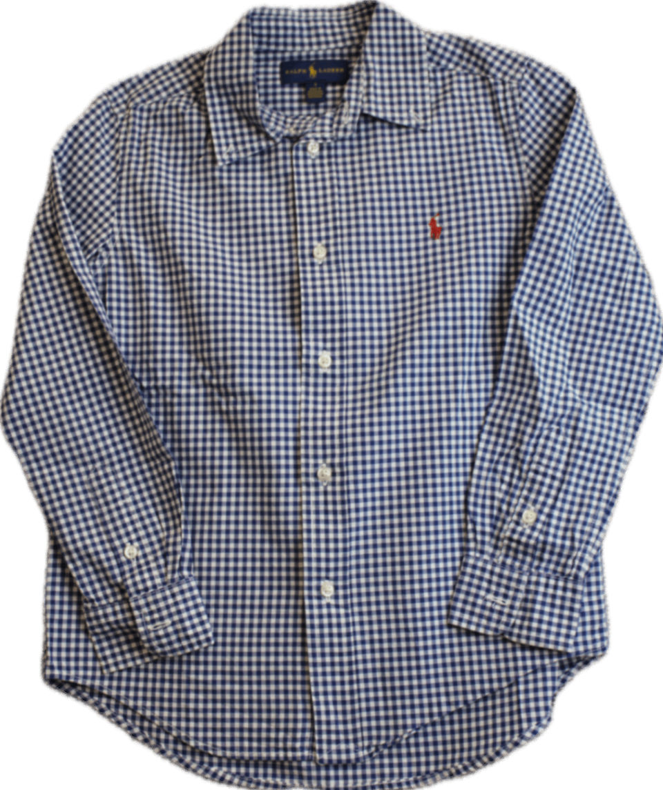 Ralph Lauren Shirt, Blue and White, 7