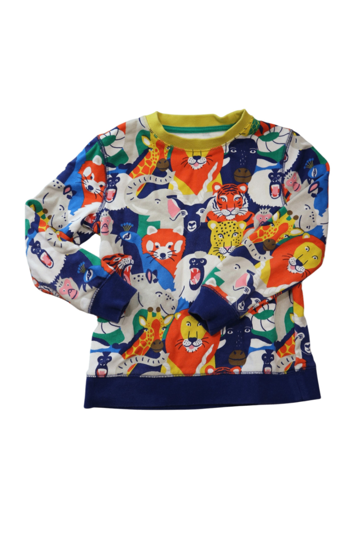 Mini Boden Jumper, Multi Animals, 6-7Y