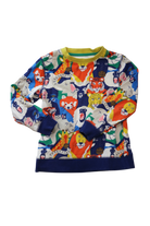 Mini Boden Jumper, Multi Animals, 6-7Y