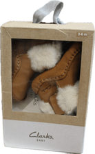 Clarks Shoes, Brown, 3-6 m