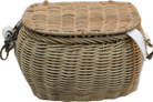 Olliella Basket Bag, Natural beige and white, One Size
