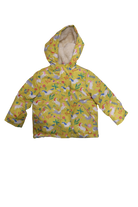 Mini Boden Puffer Jacket, Yellow Multi, 2-3Y