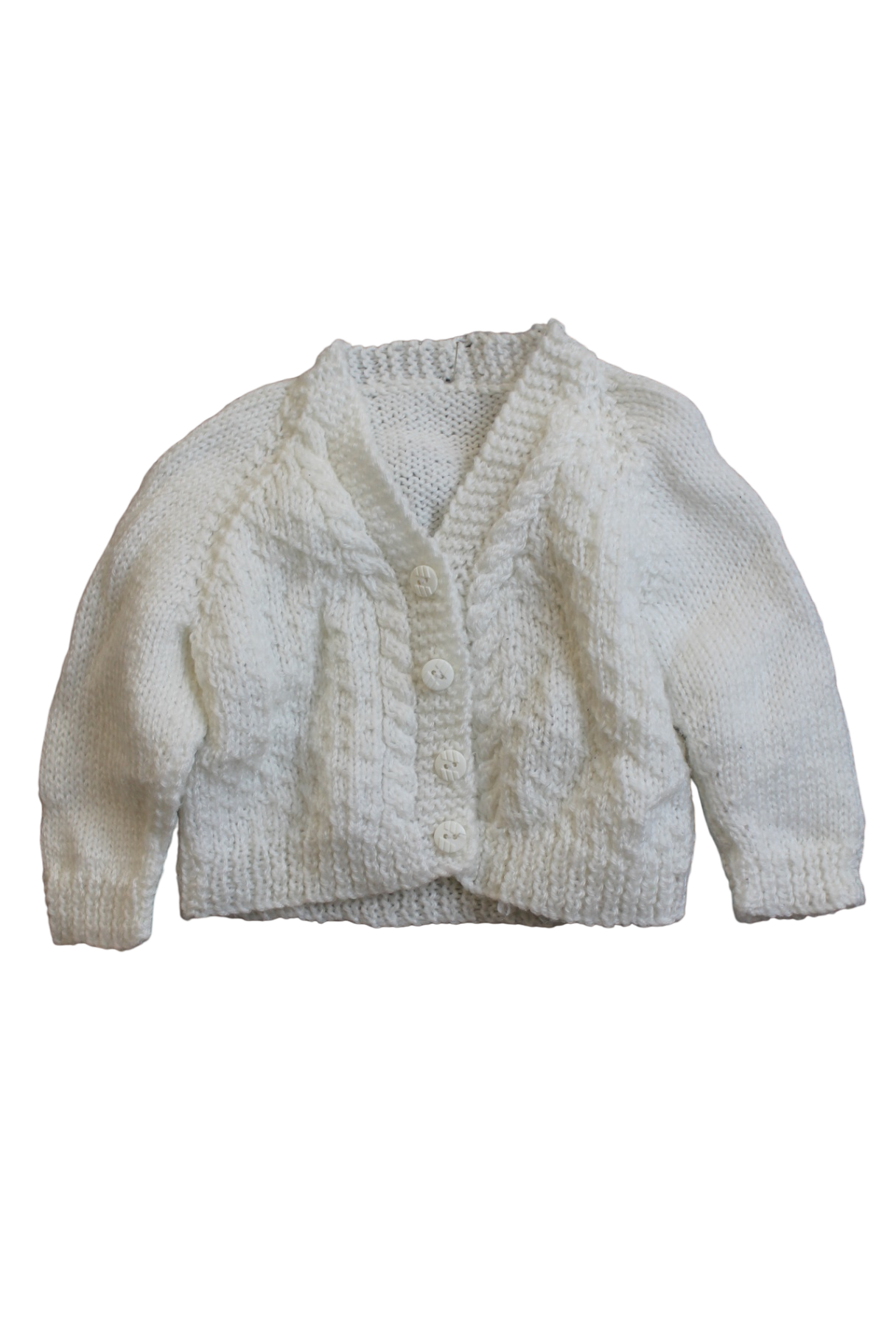 Handknit Knitwear, White, 00