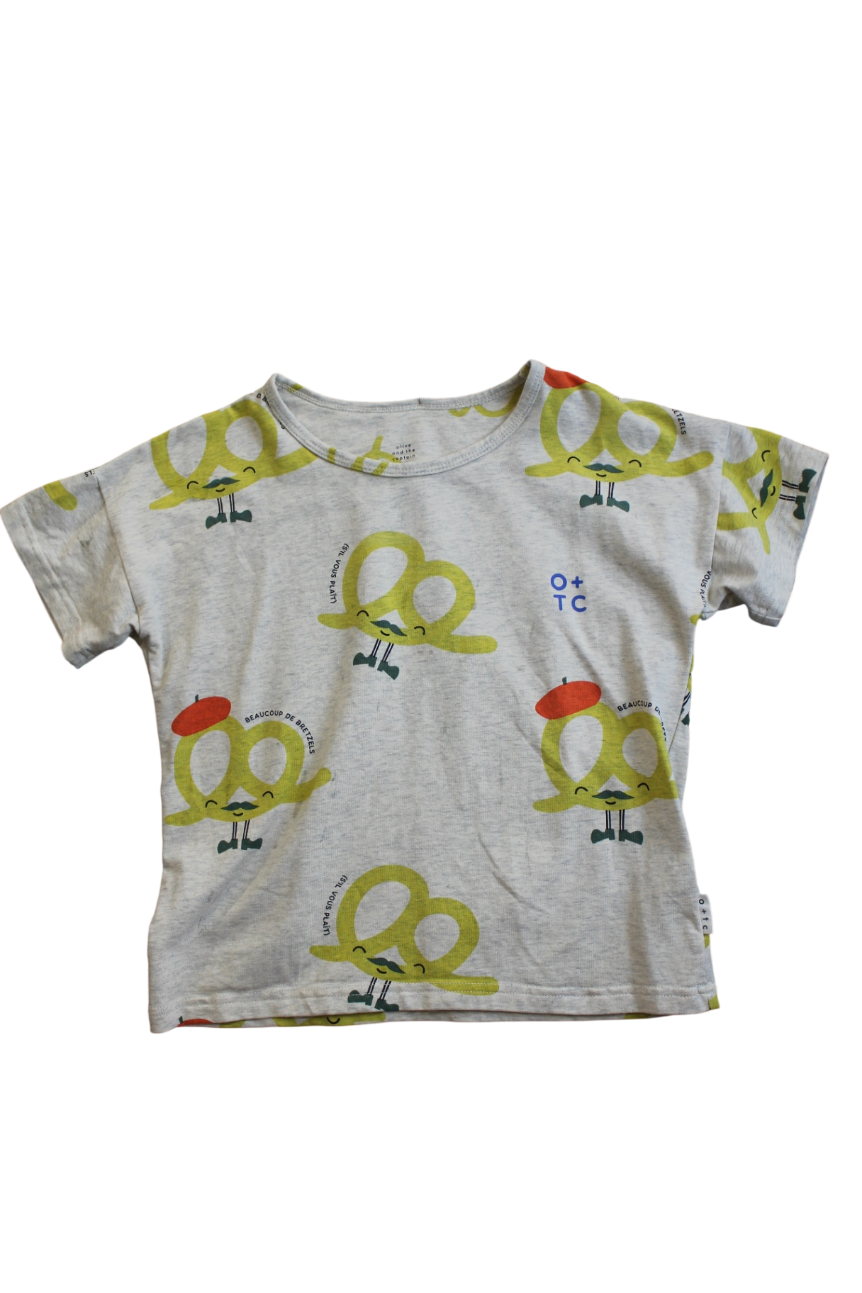 Olive and the Captain T-Shirt, Grey, 6