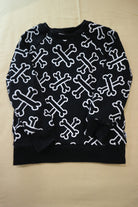 Minti Jumper, Black and White, 6