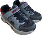 Skechers Sneakers, grey and black with red accents, US 12/EU 28.5