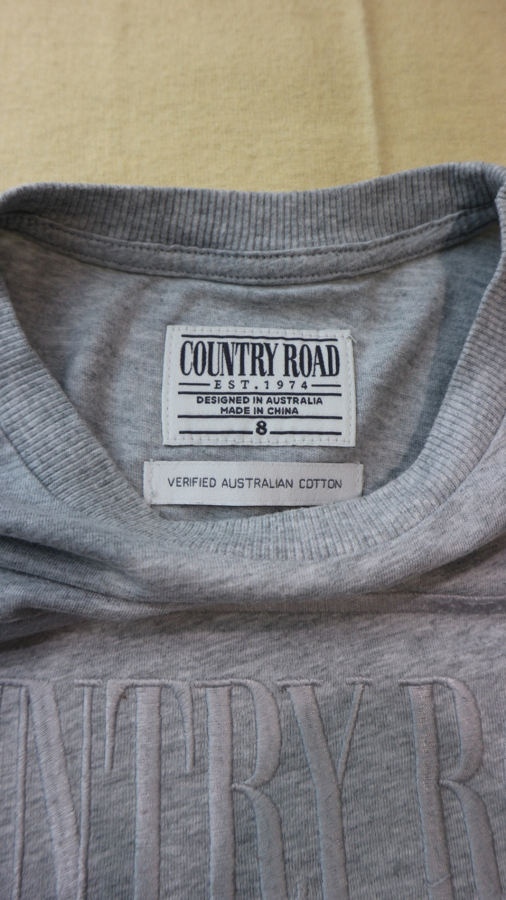 Country Road T-Shirt, Grey, 8
