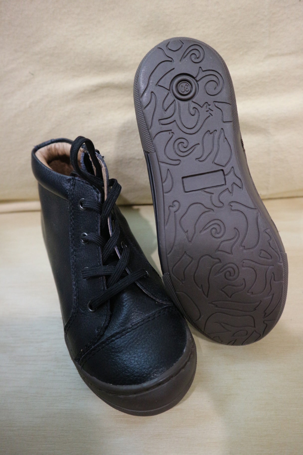 Red Bootie Boots, Black, US 12/EUR 30