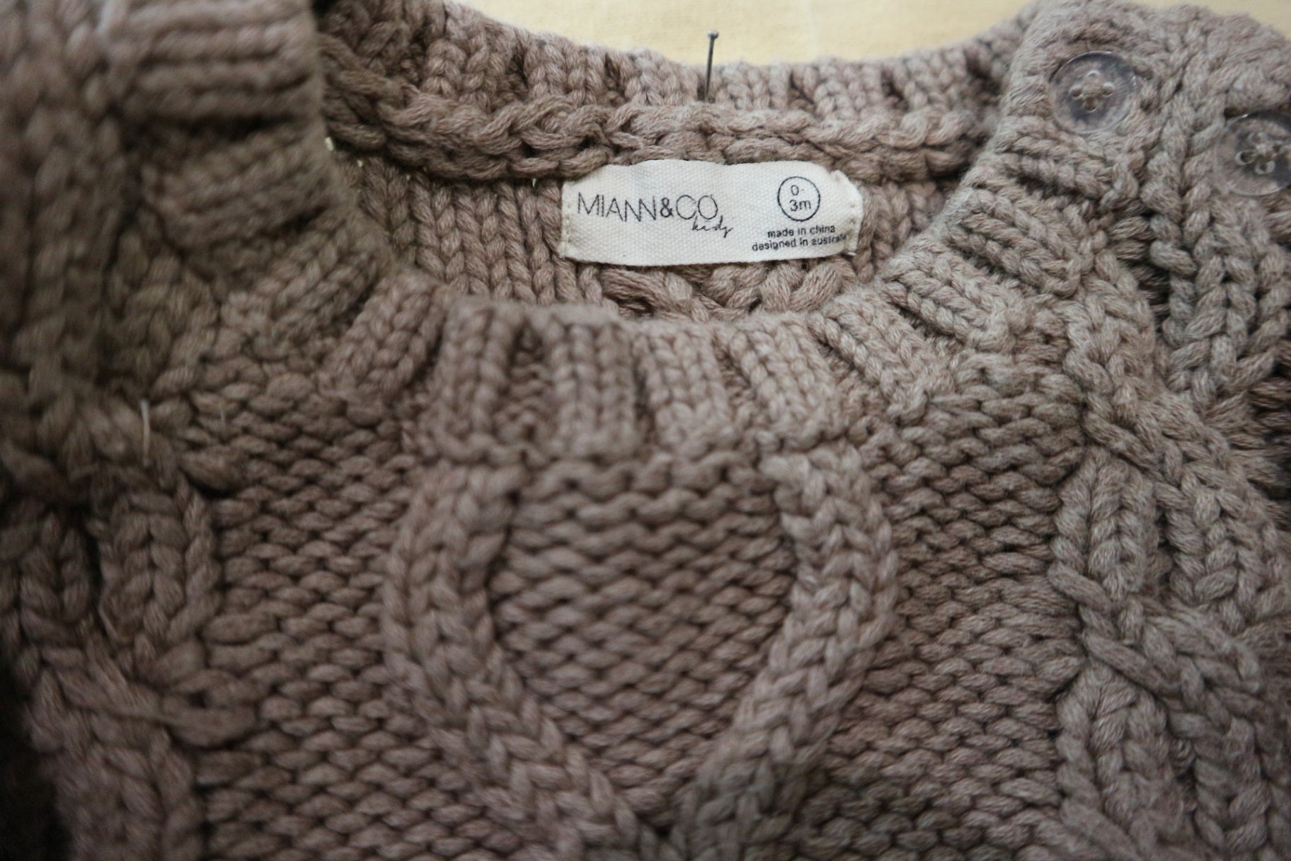 Miann & Co Jumper, Taupe, 000
