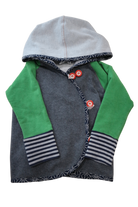 Oishi-m Jumper, Grey, Green, Light Blue, Navy, 2-3