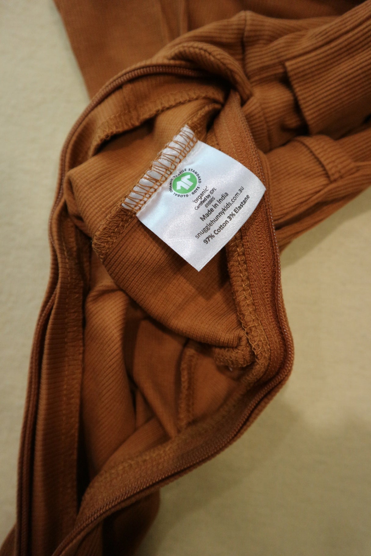 Snuggle Hunny Kids Jumpsuit, Brown, 0000