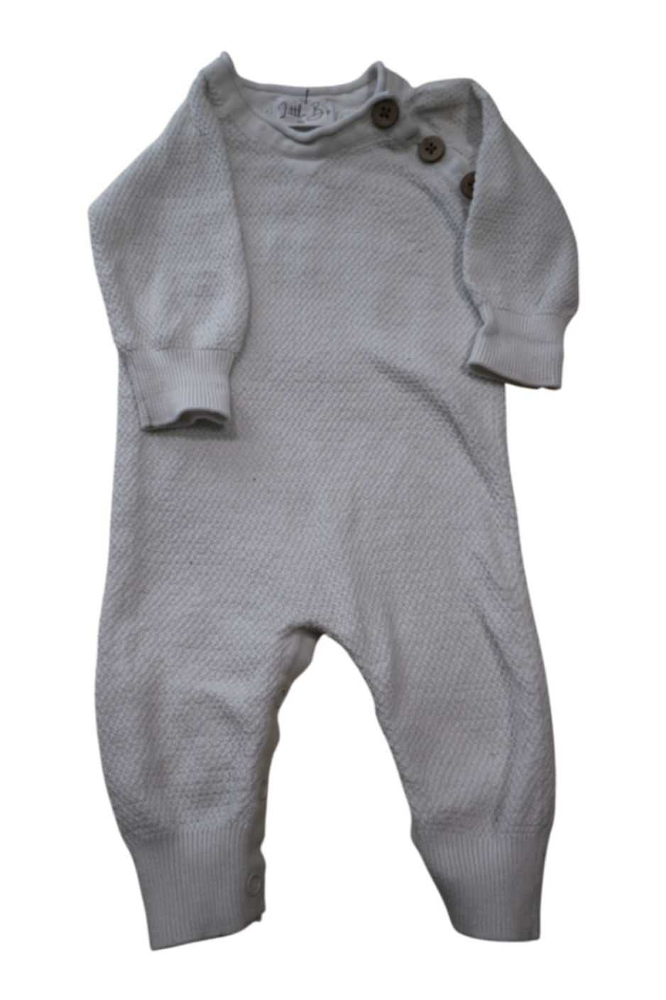 Little B's Playsuit, White, 0000