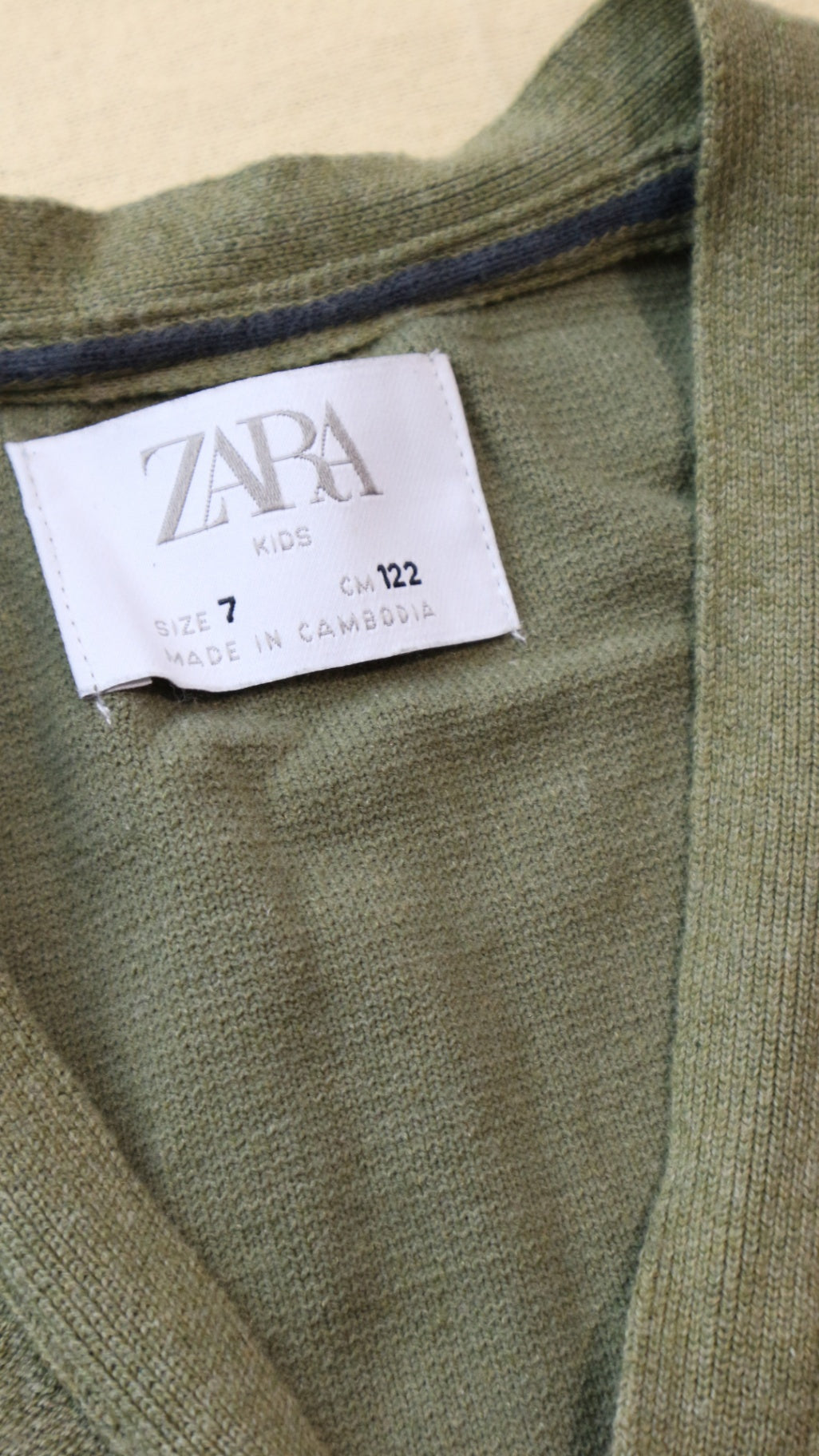 Zara Cardigan, Green, 7