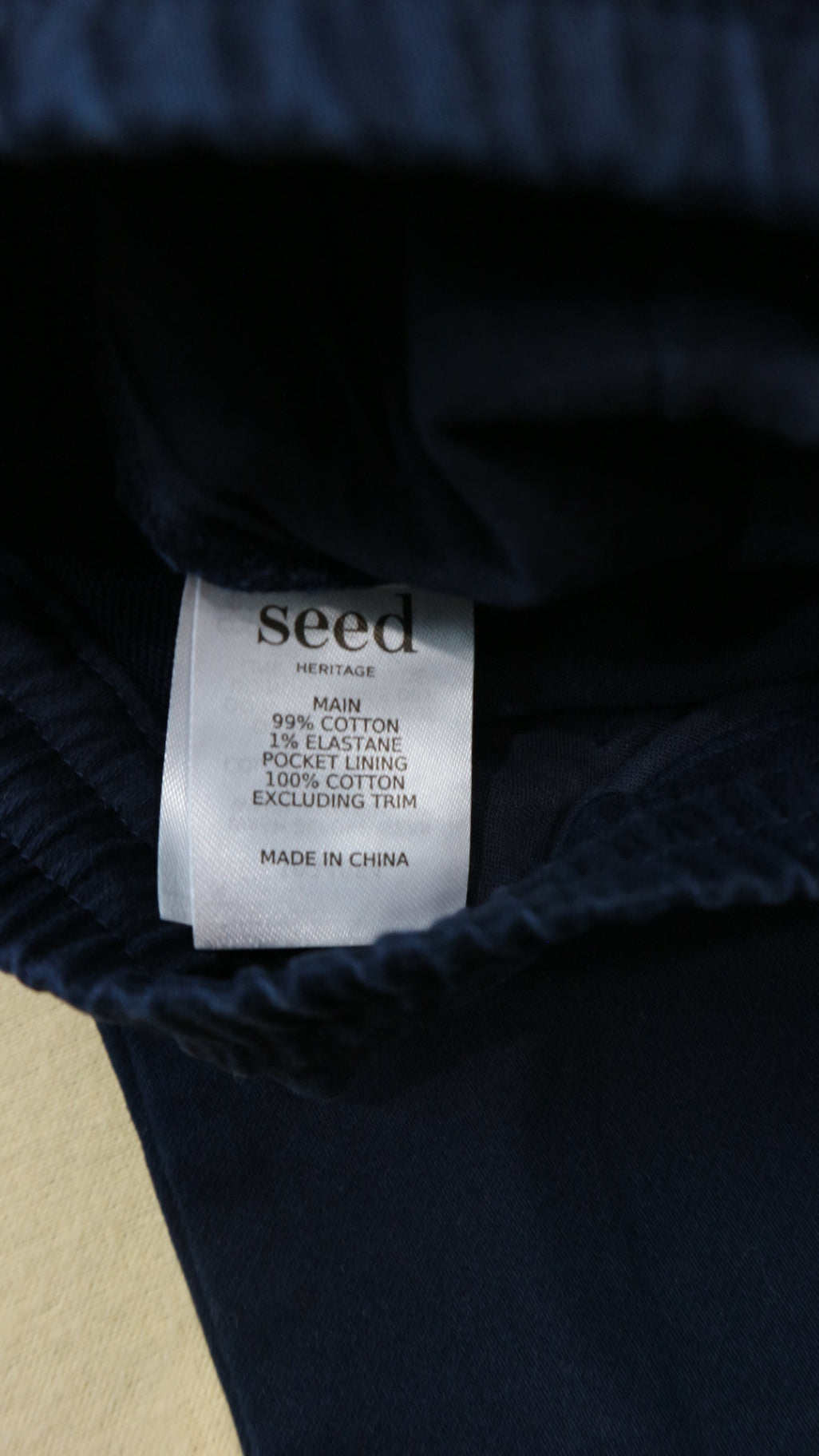 Seed Heritage Pants, Navy blue, 8