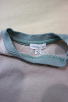 David Jones T-Shirt, Light grey with blue-green trim, 2
