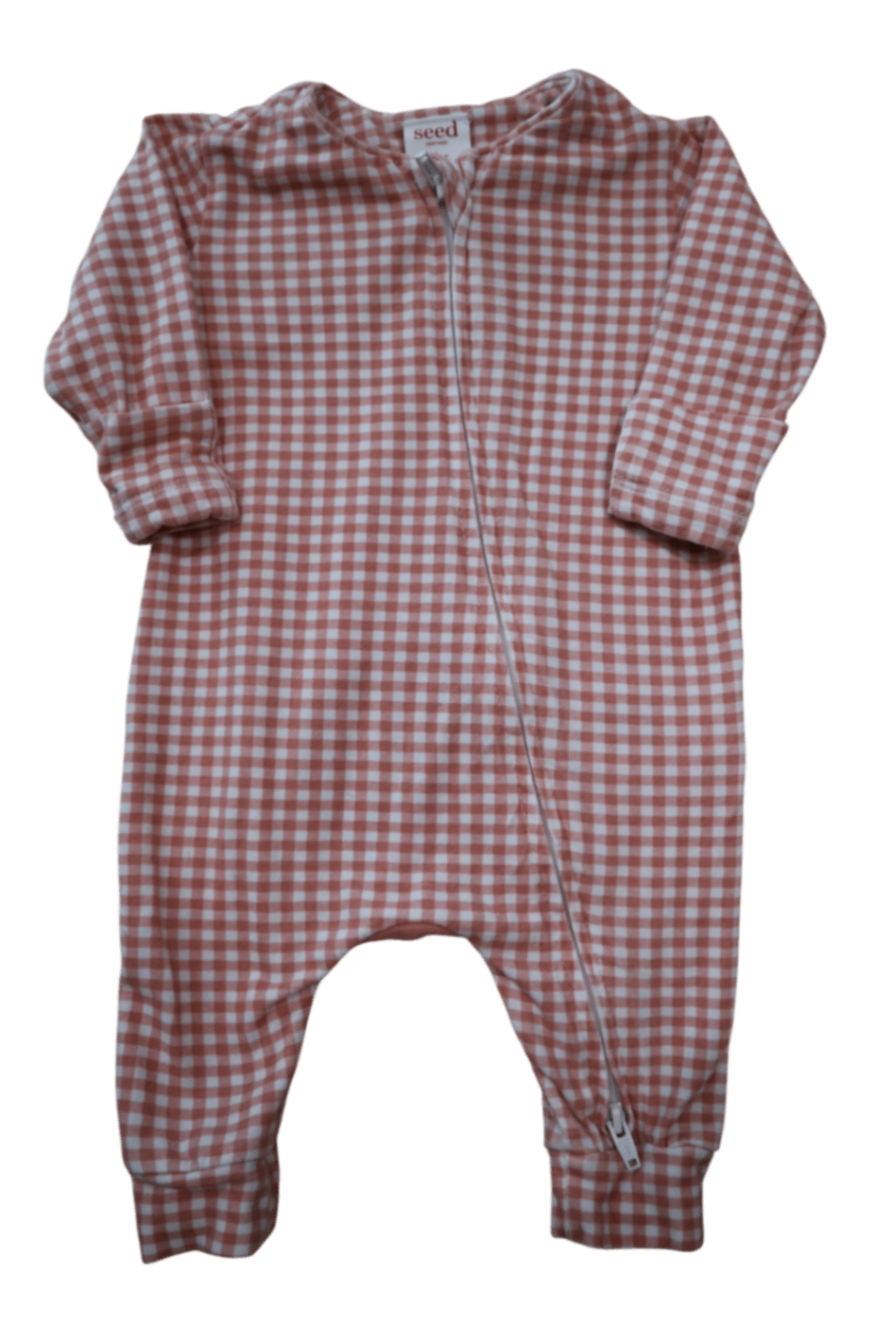 Seed Heritage Jumpsuit, Pink and White, 0000