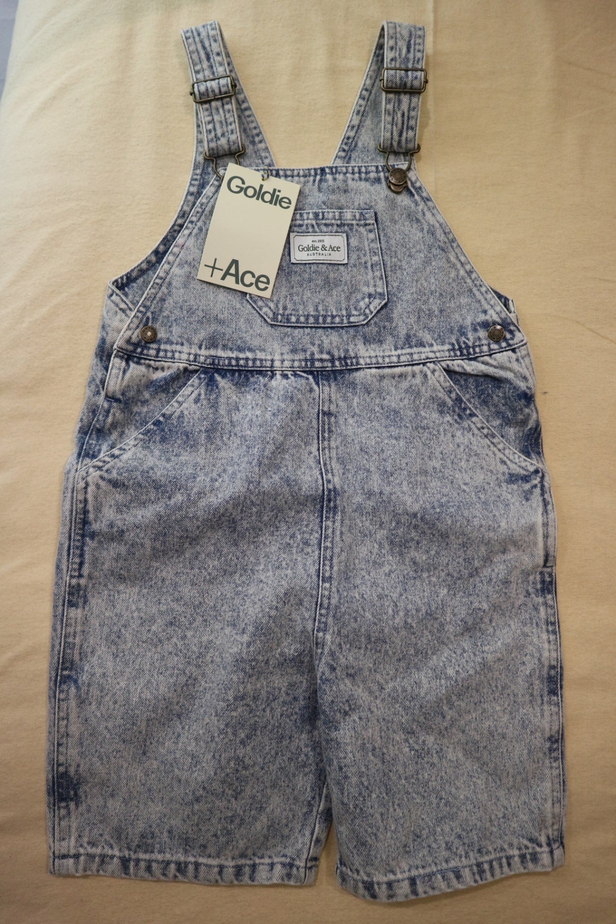 Goldie + Ace Overalls, Blue, 4