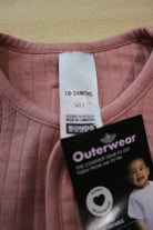 Bonds Sleeveless Jacket, Dusty pink, 2