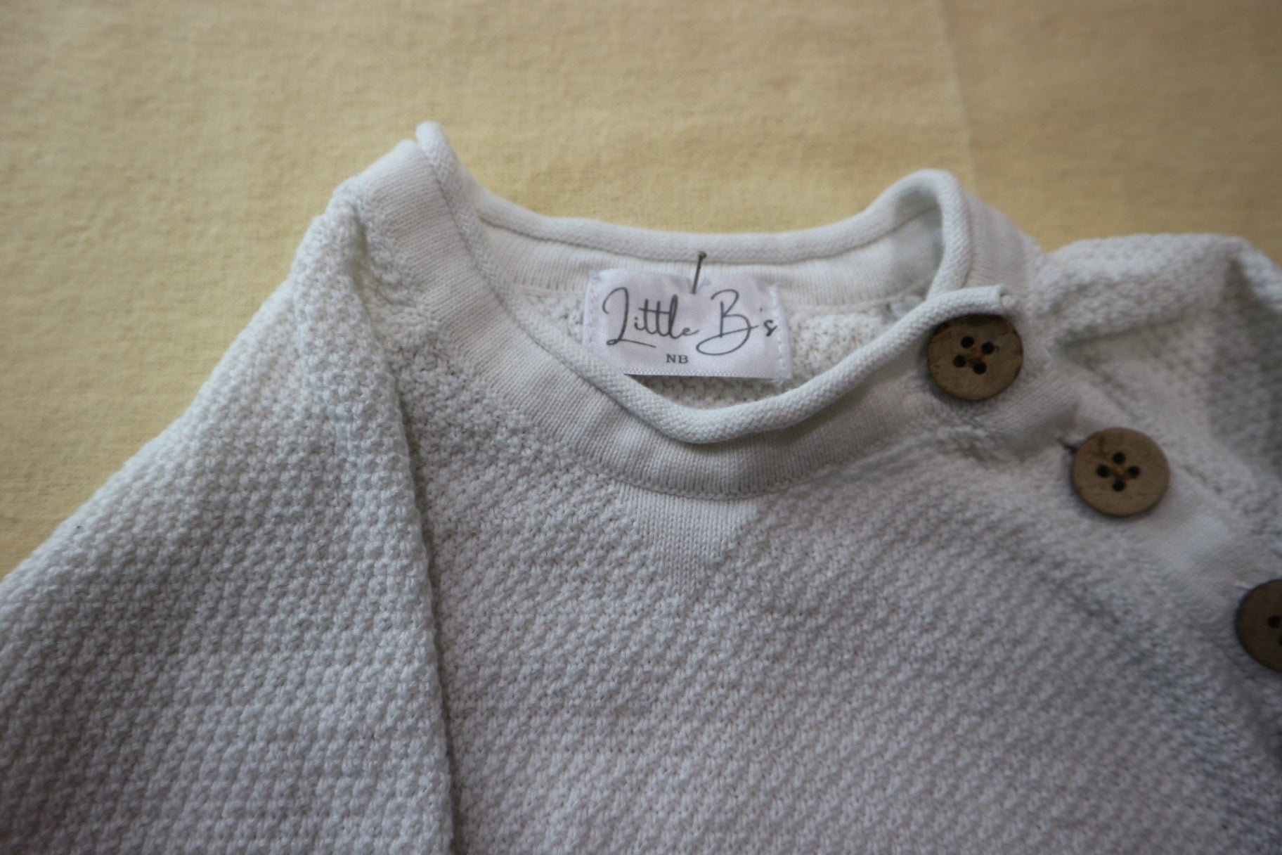 Little B's Playsuit, White, 0000
