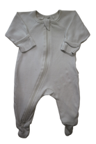 Purebaby Jumpsuit, White, 0000