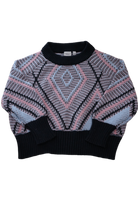 Name It Jumper, Black, Pink and Light Blue, 6